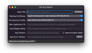 iOS App Signer