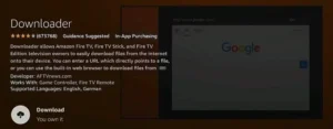 installer IPTV sur Fire Stick avec downloader 