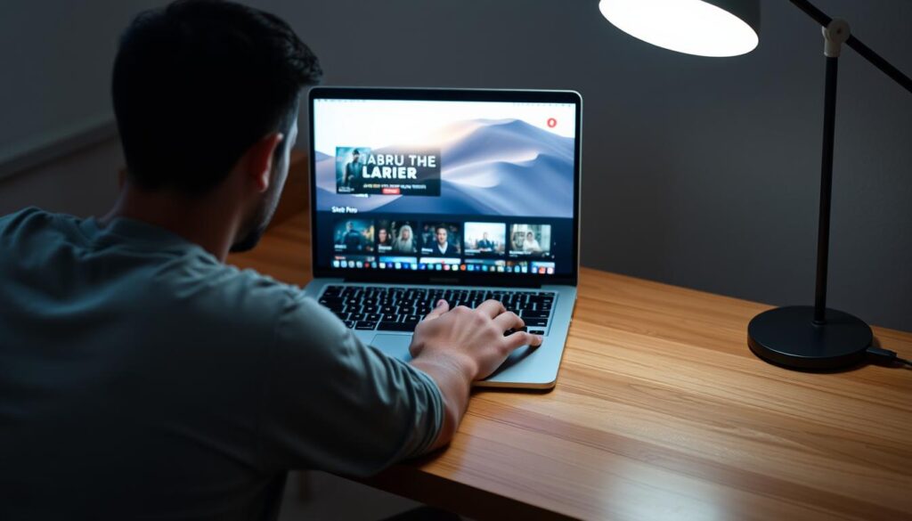 regarder la télévision sur macbook
