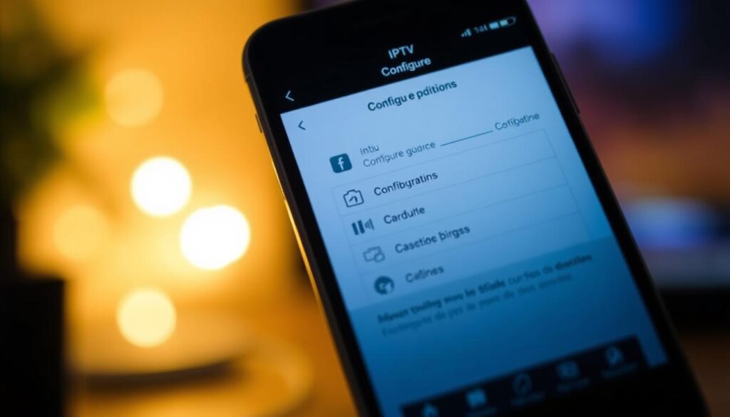 configuration iptv mobile